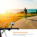 Petluno Bike Mirrors, 2 large angle mirrors 360° rotatable, adjustable, HD-nylon resin bike mirrors, for handlebars 15 to 35 mm, bike accessories for all round bikes