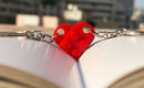 Keychain for ladies and gents, keychain, bracelet, car keychain with tassel, Christmas gifts for women, wrist, keychain Red