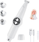 Petluno 2-in-1 Pet Grooming Trimmer with LED Light, Rechargeable Dog/Cat Hair Clipper, Grooming Tool, Electric Nail Grinder for Cats and Dogs, Pet Clipper Blades for Eyes, Ears