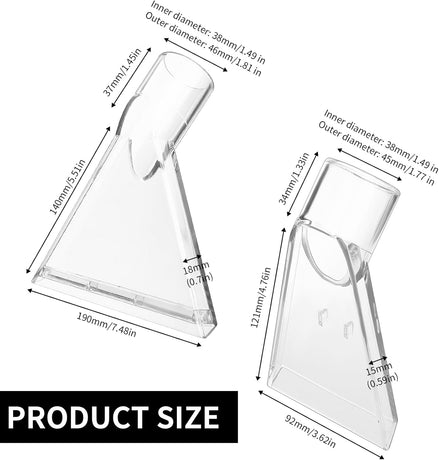 2 pieces of vacuum cleaner nozzles, vacuum cleaner nozzles, upholstery nozzle sprayer spray extraction nozzle, washer nozzle hand nozzle for car care sofa carpet vacuum
