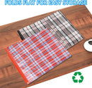 Storage bags, 4 pieces, large reusable moving bags, with zip closure and handles, storage bag, clothing, laundry bag, capacity, multifunctional for duvets