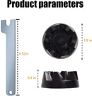 2 pieces of couplings 9704230, compatible with Kitchenaid KSB52/KSB5/5KSB52/5KSB5, loose parts removal tool