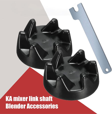 2 pieces of couplings 9704230, compatible with Kitchenaid KSB52/KSB5/5KSB52/5KSB5, loose parts removal tool