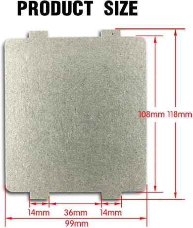 Glimmer Disc Microwave, 5 pieces of mica sheet, microwave mica plate, microwave oven mica plate, mica plates sheets mica-plate for accessories, universal main kitchen