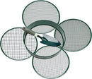 Garden sieve, soil sieve with interchangeable mesh sizes 3, 6, 9 and 12 mm, perfect garden tool for sifting soil, stones and compost.