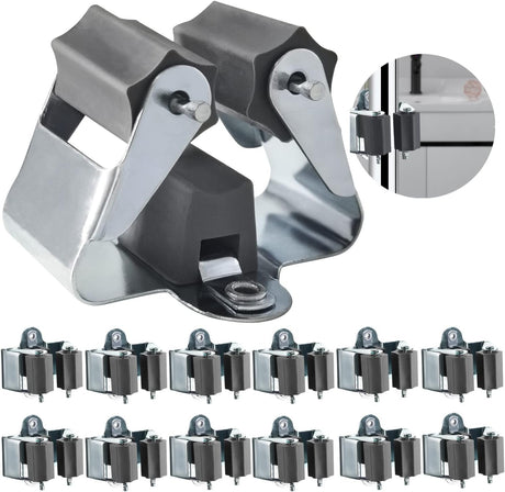 Petluno Broom Holder - Tool Holder Broom Wall Mount System Multi Wall Holder Mounting System Garden Tools Set Including Fixing Hardware (blue) grey 6