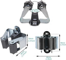 Petluno Broom Holder - Tool Holder Broom Wall Mount System Multi Wall Holder Mounting System Garden Tools Set Including Fixing Hardware (blue) grey 6