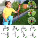 8 pieces garden hose connector 1/2 inch, garden hose fittings, hose coupling, double plug, hose connector set, garden hose accessories, garden hose connection set garden tool, lawn