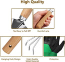 Petluno Garden Tool Set, 3-piece garden tool, stainless steel hand tools, gift set with ergonomic handles, including a wide spade