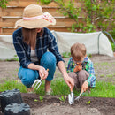 Petluno Garden Tool Set, 3-piece garden tool, stainless steel hand tools, gift set with ergonomic handles, including a wide spade