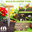 Flower bulbs, plant stakes, flower bulbs with T-grip, bulb planting aids, onion sets, garden vegetables, flowers and tulip bulbs