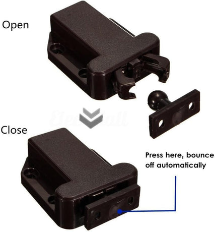 Goodchanceuk Push to Open Touch Release Catch, cabinet, doors, magnetic touch lock for drawer