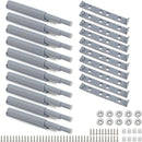 Petluno® Pack of 10 push-to-open door openers, soft close door dampers for kitchen cabinet doors