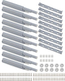 Petluno® Pack of 10 push-to-open door openers, soft close door dampers for kitchen cabinet doors