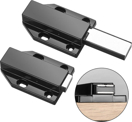 Dutch European hinge, push-to-open European hinge, magnetic catch, cabinet, for furniture, drawers, cabinet doors, 2 pieces
