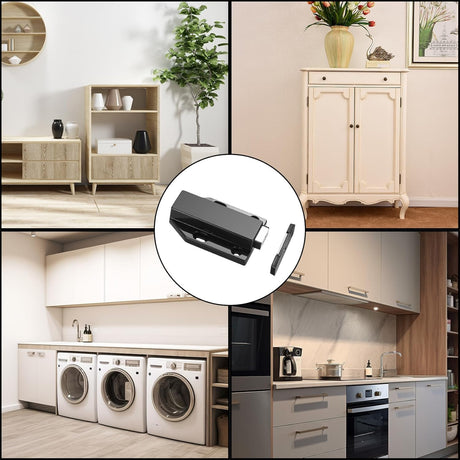 Dutch European hinge, push-to-open European hinge, magnetic catch, cabinet, for furniture, drawers, cabinet doors, 2 pieces