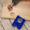 35 mm hinge drill set with hinge hole and hinge template, drill guide, power drill accessory, for concealed hinges, cabinet hinges, mounting plates, woodworking
