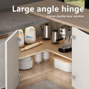 Spring-loaded hinge, 170 degrees, for kitchen cabinets, door hinges, large angle door hinges, angle stop, self-closing hinge, 4 pieces, improved version with buffer damping