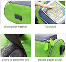 Waterproof Bicycle Handlebar Bag with Transparent Pouch and Adjustable Strap High-Capacity Cycling Front Pack