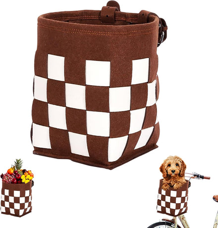 Front Bike Basket for Women and Men, Easy to Install Bicycle Basket for Boys and Girls, Dog Basket, Kids' Accessories, Adult