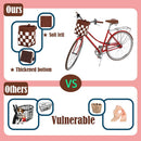 Front Bike Basket for Women and Men, Easy to Install Bicycle Basket for Boys and Girls, Dog Basket, Kids' Accessories, Adult