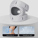 Wellnee Knee Brace,Knee Support for Athletes,Adjustable Tendon Support Sleeve Brace,Pain-Relief Knee Pads for Meniscus, Orthopedic(2pcs Gray,L(Adult))