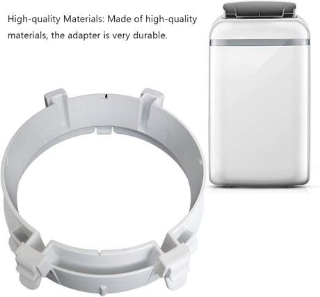 Air Conditioning Exhaust Hose Adapter, Number 2 Portable Air Conditioning Pipe Connector for Midea, Air Conditioner Window Adapter Exhaust Hose Connector Tube Connector