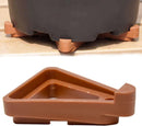 24pcs Plant Pot Feet, Invisible Flower Pot Risers, Non-Slip Pot Toes Supports for Indoor Outdoor Gardening Plant Container Small to Large Flower Planters
