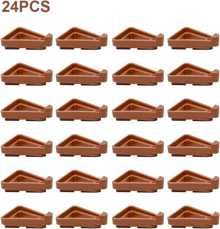 24pcs Plant Pot Feet, Invisible Flower Pot Risers, Non-Slip Pot Toes Supports for Indoor Outdoor Gardening Plant Container Small to Large Flower Planters