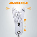 Portable Precise Thread Size Checker Keychain, Bolt Size Finder Keychain Measuring Both Metric & SAE Sizes, Compact Thread Measurement Tool for On-The-Go Convenience (2 Pcs)