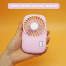 Desk Fan Battery Operated, Portable USB Rechargeable Fan, 2000mAh 180° Tilt Folding Personal Fan With Power Display, 5 Speeds Ultra Quiet Table Fan for Desktop, Home, Travel (p2)