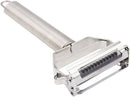 DenSan KG1009 Stainless Steel Julienne Peeler & Vegetable Peeler Multifunction Double-sided Blade Vegetable Cutter and Fruit Slicer Dual Blade(Silver)