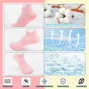 3 Pairs Pilates Grip Socks, Non Slip Yoga Socks for Women, Anti-Skid Grip Socks Breathable Cotton Socks for Yoga, Barre, Dance, Barefoot, Workout, Pregnant, Fitness and Ballet