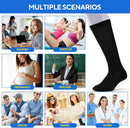 3 Pairs Compression Socks for Women & Men, Circulation 15-25mmHg Support Socks for Athletic, Running, Cycling, Nurse