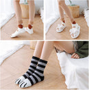 6 Pairs Fuzzy Socks for Women, Cat Claw Socks, Slipper Socks, Fuzzy Cosy Warm Cat Socks Fluffy Socks Cat Paw Socks Winter Novelty Animal Christmas Socks Gifts