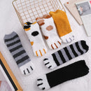 6 Pairs Fuzzy Socks for Women, Cat Claw Socks, Slipper Socks, Fuzzy Cosy Warm Cat Socks Fluffy Socks Cat Paw Socks Winter Novelty Animal Christmas Socks Gifts