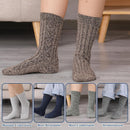 5 Pairs Men's Wool Socks, Wool Hiking Socks, Winter Thick Thermal Soft Warm Sock Cozy Boot Sock Gifts for Men