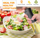 Electric Oil Sprayer for Cooking, Glass Oil Sprayer Mister, Olive Oil Spray Bottle, The Real Oil Mister for Salads, Baking, Grilling, and Ideal for Air Fryers, Black