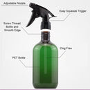 Plastic Spray Bottles 17OZ Empty Spray Bottle 2PCS Refillable Water Squirt Bottles Leakproof Water Spray Bottles for Cleaning Solution Alcohol Gardening Plants and Hairdressing, green