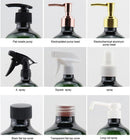 Plastic Spray Bottles 17OZ Empty Spray Bottle 2PCS Refillable Water Squirt Bottles Leakproof Water Spray Bottles for Cleaning Solution Alcohol Gardening Plants and Hairdressing, green