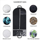 Garment Bags Hanging Clothes Travel, 50.4 Inch Long Suit Bags Cover for Women Dresses and Men Coats