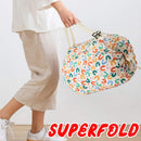Reusable Shopping Bag, Portable Foldable Nylon Grocery Bag with Zipper, Large Capacity Luggage Bags for traveling, Camping, Picnics, and Fitness
