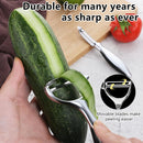 Vegetable Peeler Swivel Potato Peelers, Multifunction Peeler Set, Sharp Stainless Steel Blades and Ergonomic Handle