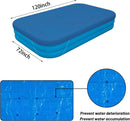 Rectangle Pool Cover,Pool Cover for Inflatable Pool,Rectangular Inflatable Swimming Pool Cover, 10ft X 6ft Dustproof Rainproof Waterproof Square Swimming Pool Cover,Family Pool Cover (Blue)