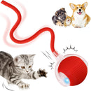 Interactive Rolling Dog Ball, Interactive Cat to-ys Rolling Ball Chewie Viral Dog Ball, Smart Automatic Rolling Pet Ball for Cats Dogs Motion Activated