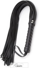 Horse Whip 27" Crop 18" Faux Leather Set Black Riding Whip Horse  and Crops Equestrian Horse Whip Set