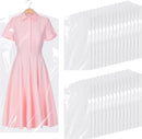 30 Pack Clear Garment Bags, 47.2 Inch Plastic Garment Bags Dustproof, Long Clothes Covers, Waterproof Suit Cover Bag, Moth Proof Coat Bag for Shirts Gowns Dresses