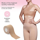 Breast Lift Tape for Lift & Extra Support | 5 meters | Bra Alternative | Push Up and Lift in All Clothing and Dresses | Breathable Waterproof, Sweat-Proof, Invisible Under Clothing (Nude, 1)
