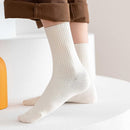 Womens Cute Crew Socks Casual Athletic Aesthetic Socks Neutral Cotton Socks for Women Granola Girls Clothes