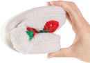 Women Slippers Cute Pattern Strawberry Slippers Warm Soft Bedroom Shoes Fuzzy Closed Toe Sandals Non Slip House Bedroom Slippers